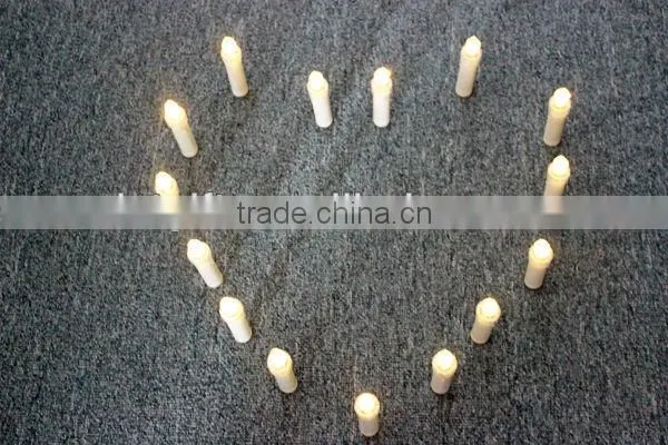high quality battery remote control color changing led candle