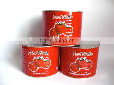 wholesale double concentrated canned tin gino 28-30% tomato paste pasta factory supplier exporter