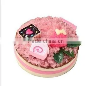 Pink Round Cosmetic Makeup Hand Held Vanity Pouch Beauty Mirror