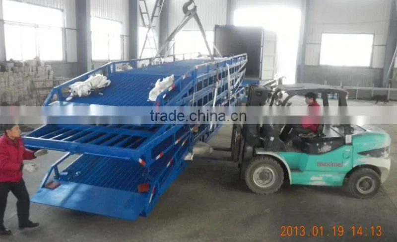 hot dipped galvanized hydraulic container load ramp