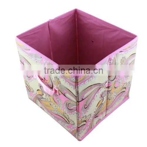 Factory wholesale home garment saving storage box, Reusable non-woven high capacity organizer lidless(BBHT006)