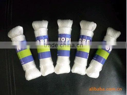 PE twisted rope with 3 strand