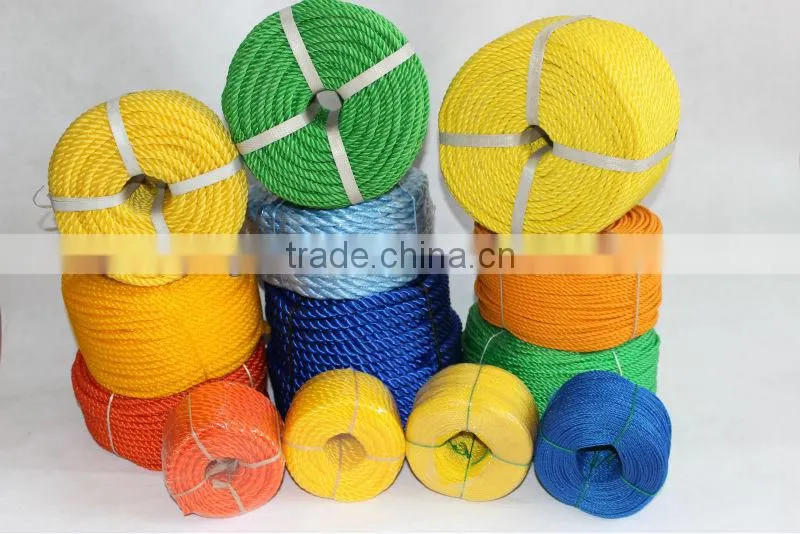 mixed colour pe rope