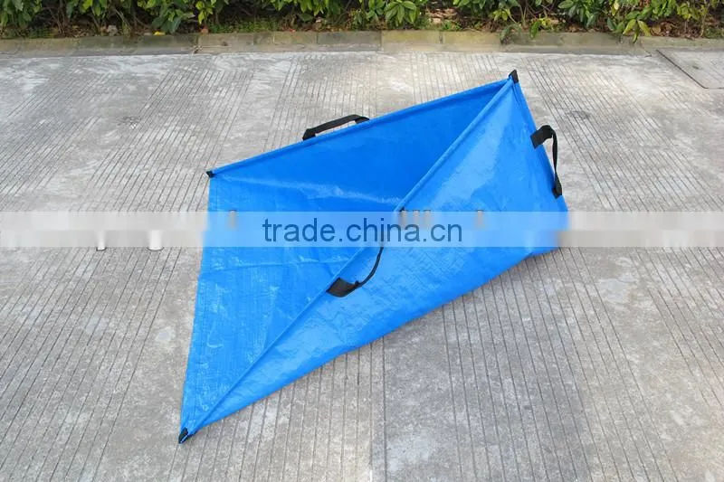 tripod dust pan garden leaf collector