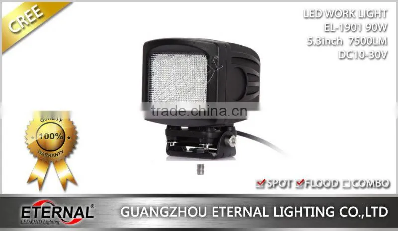 90W 5.3in 4x4 off-road ATV UTV SUV motorcycle automotive high power driving spot led work light