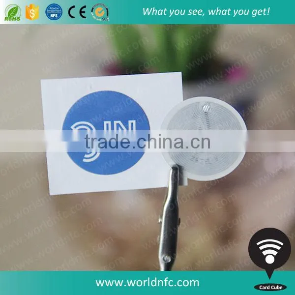 NTAG213 Aluminium Antenna NFC Sticker Tag for Archive Management