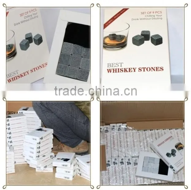 Whisky Chilling Rocks stones Gift Set