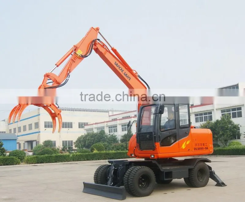 walking excavator attach grab for sale