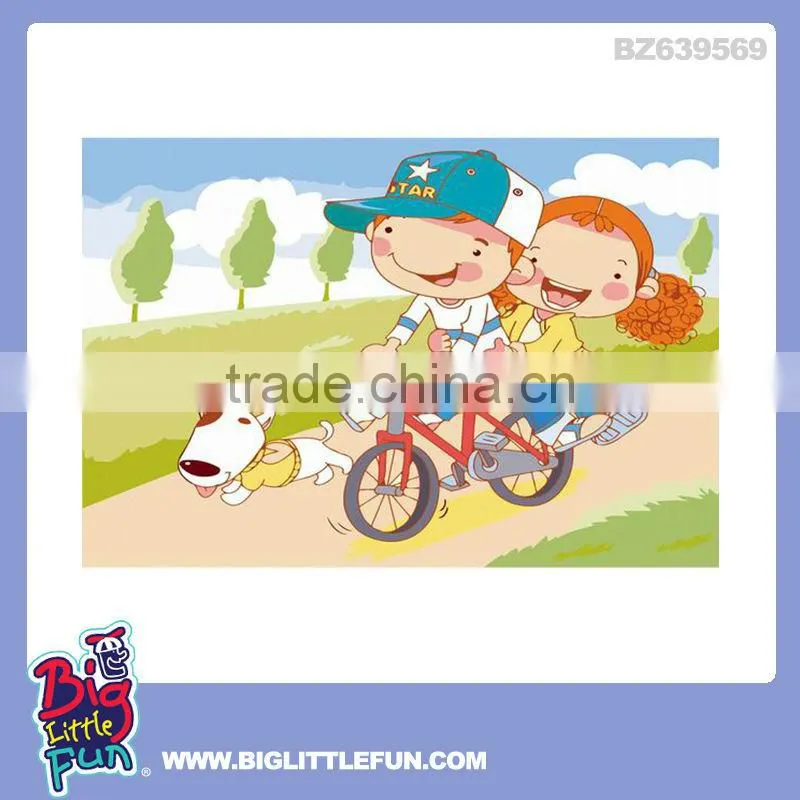 DIY oil painting by numbers painting toy