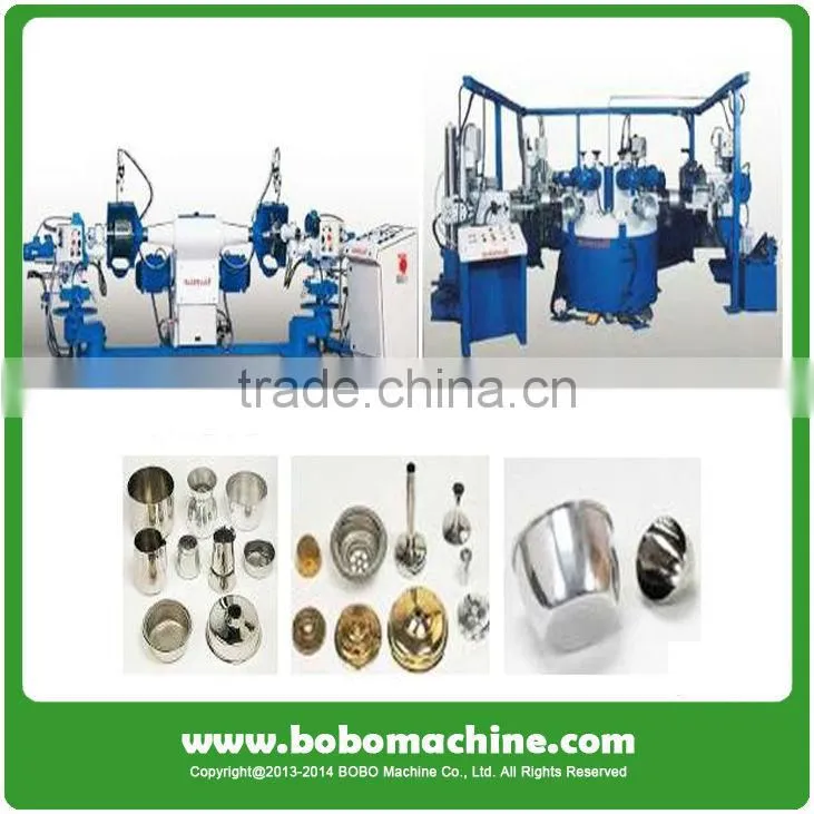 Double station inox cookware polishing machine