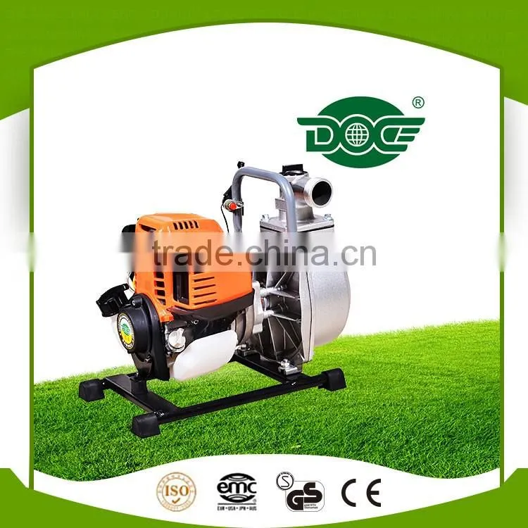 hot selling 4 stroke 35.8cc gasoline 1 inch water pump