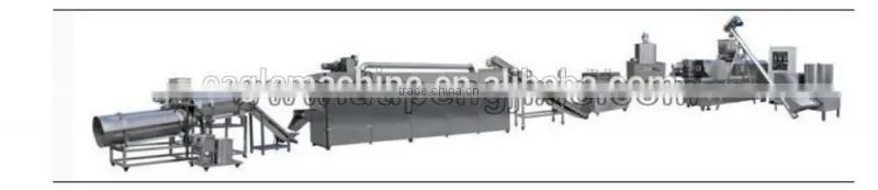 extruder machine for Corn and rice Pops sticks, Straight Sticks Form Core-filling Corn Puffed Snacks Extruder