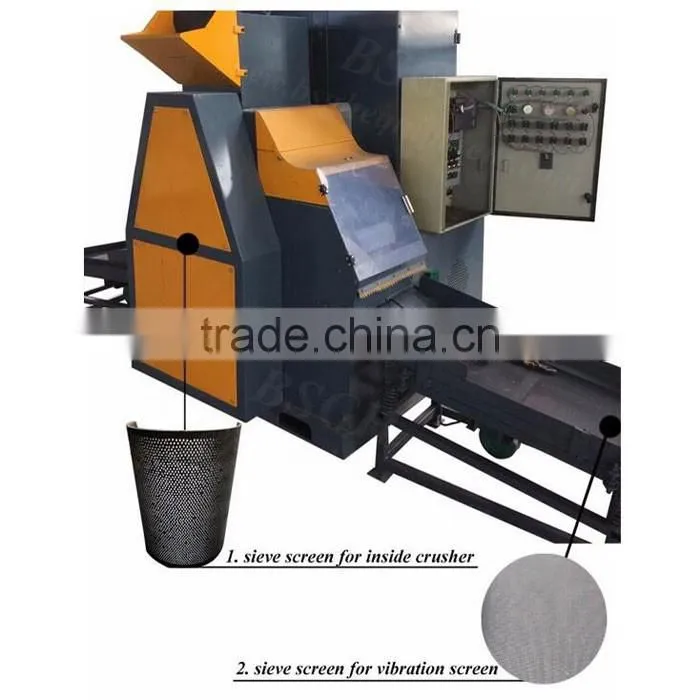 BSGH enameled copper wires mini recycling machine with high separation rate