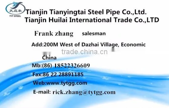 Multifunctional galvanized tube with great price