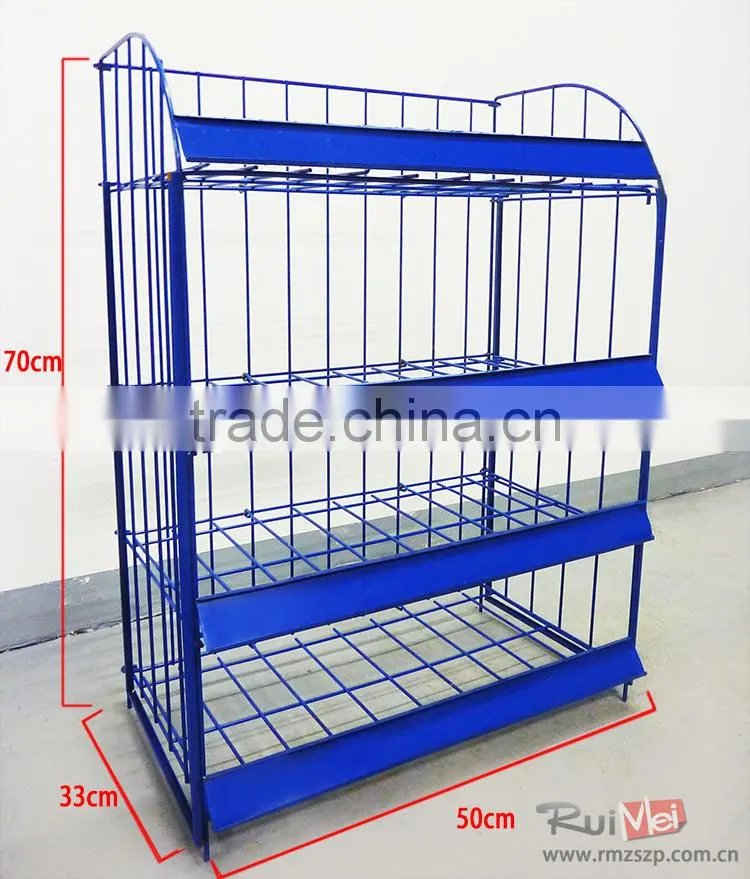 3-Tier Detachable Metal Display Rack For Pharmacy