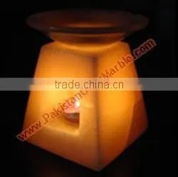PAKISTAN FACTORY Cheap Customized size HIMALAYAN SALT OIL BURNERS
