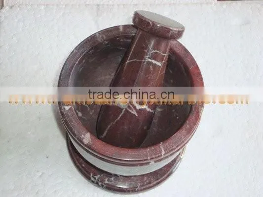 MARBLE MORTAR AND PESTLE HANDICRAFTS