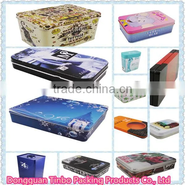 dongguan metal dominoes tin box packaging
