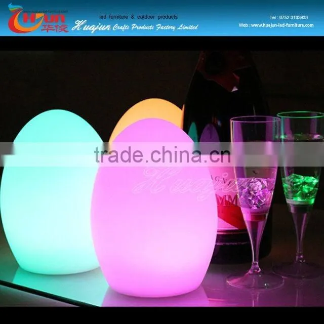 skillful manufacture led table lamp& specially price led plastic lamp with color changing