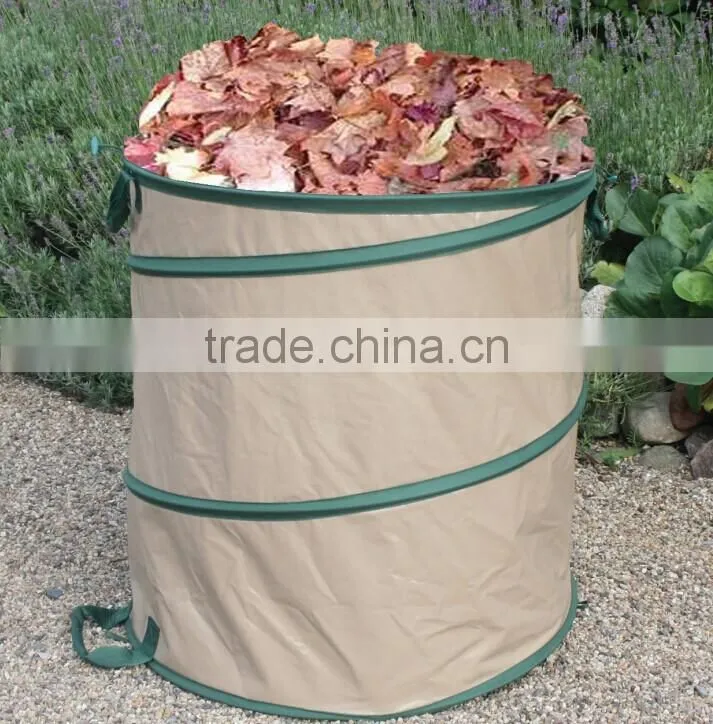 Folding Garden garbage bin,Premium Garden Rubbish Bag