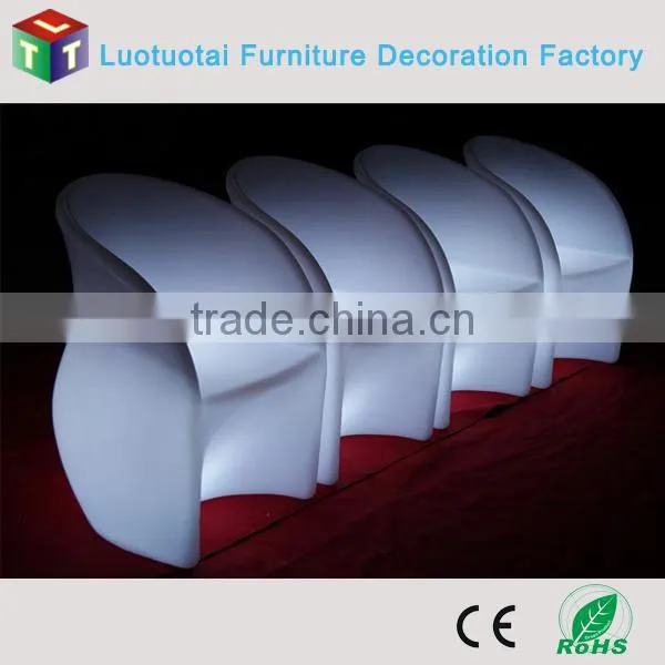 wireless remote control led furniture set RGBW color change led bar table and led chair