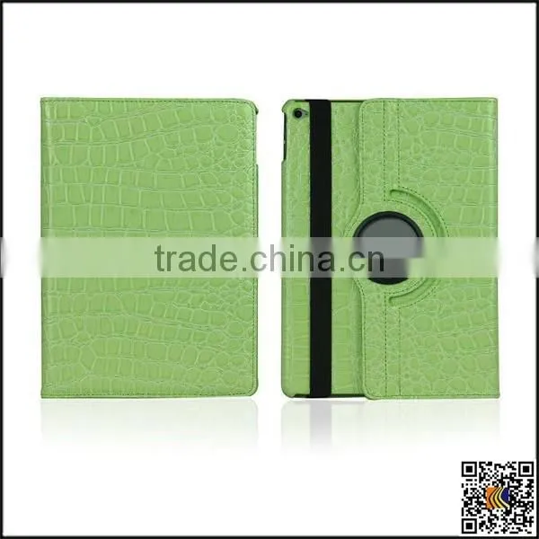 Crocodile pattern leather case flip leather case protective whirl covers for ipad air2