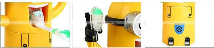 Wholesale Stock Plastic Toothpaste Squeeze + Cup +Toothbrush Holder