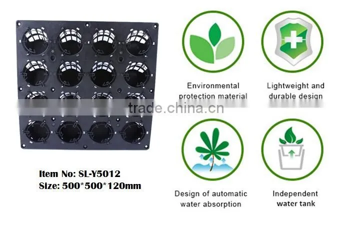 Garden planter supplier large size plastic artificial flower pots