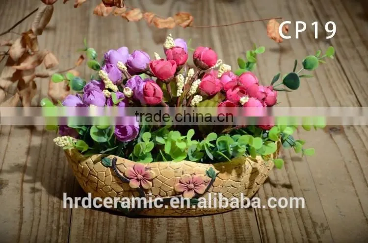 2016 Cement Flowerpot /plant pot For Yard Art