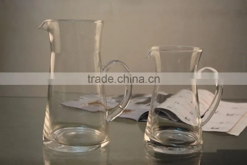 Hot Sale 12750ml Transparent glass jug and cup/drinking glassware