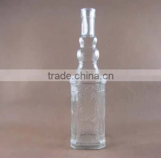 exquisite glass wine bottle/ glassware