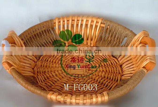 willow handmade disposable white wicker tray