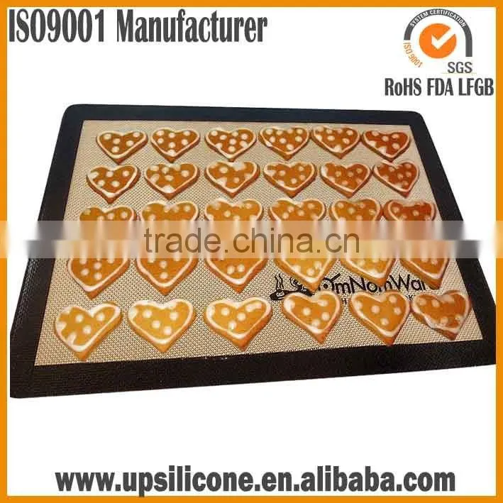 black border high quality silicone fiberglass mats