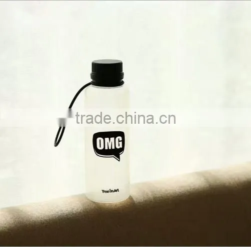 Travel Folding Silicone Water Bottle With Handle Clear Item For Drinks