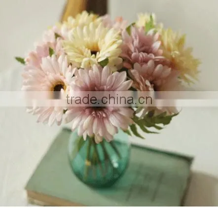 wholesale clear round glass flower vases