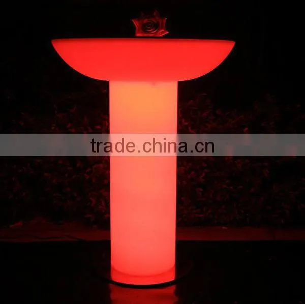 fashionable led bar furniture, led coffee table, club wine table