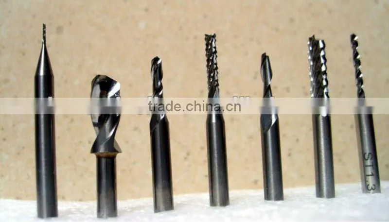 carbide tip good performance PCB end milling cutter