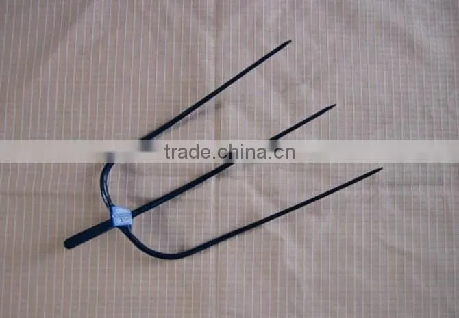 Wholesale more teeth steel fork with handle