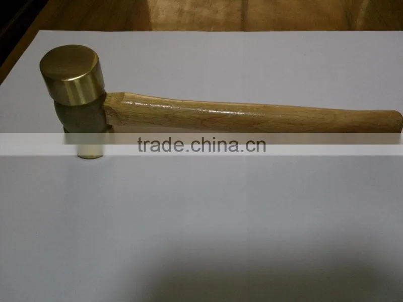 non-sparking hammer with wooden handle