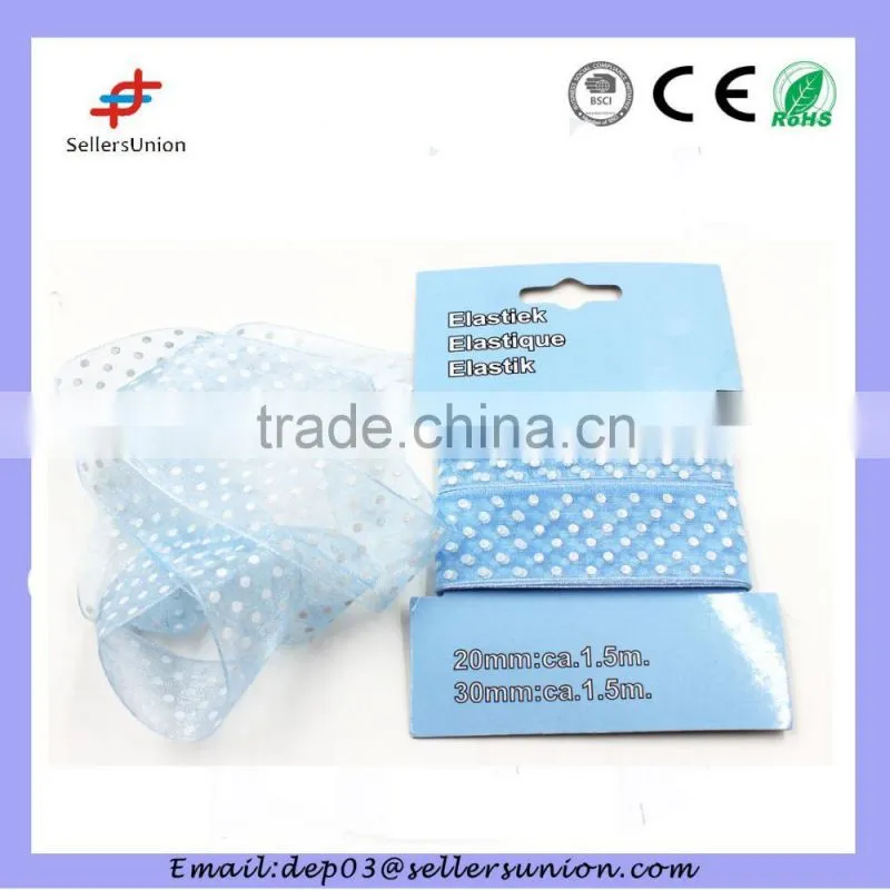 Light blue ribbon