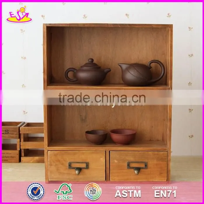 2017 New products high quality wooden desktop shelf for sale W08C173