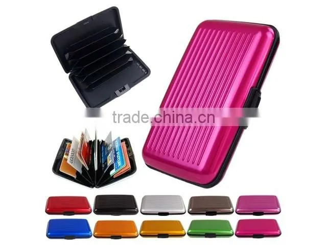 Aluminum RFID Blocking Credit Card Holder Case Aluminum wallet