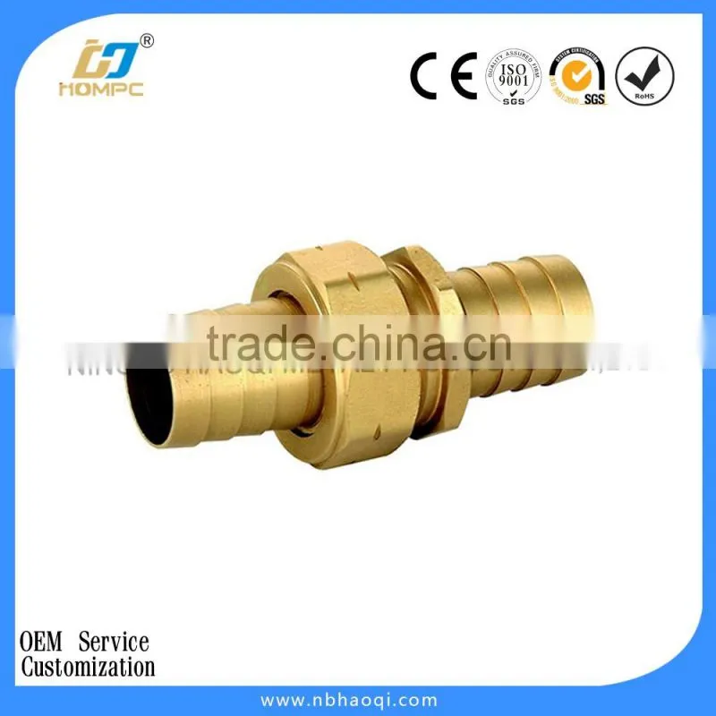 Lead-free brass nipple pex fitting