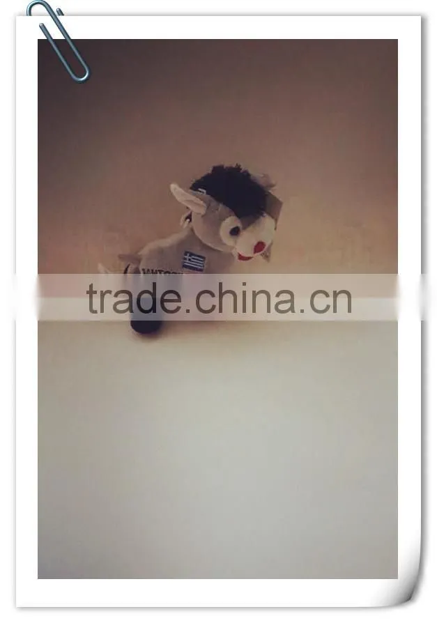 cute donkey plush toy/mini donkey plush toy/donkey toy wholesale
