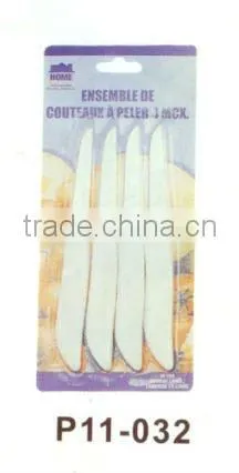 12pcs fancy design stainless steel fruit paring knife set