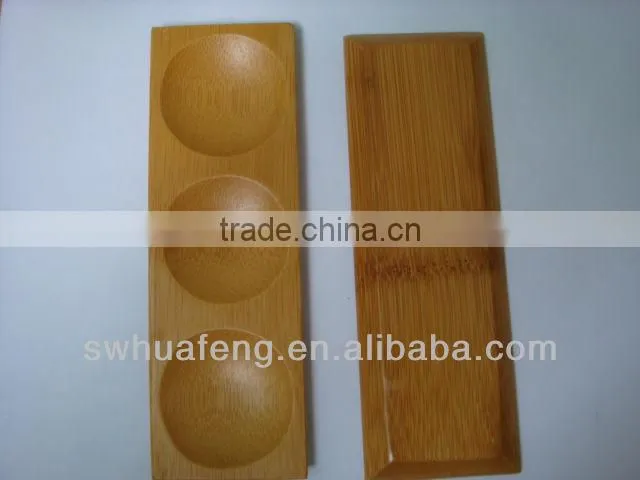 2016 Fashion bamboo plate for sushi
