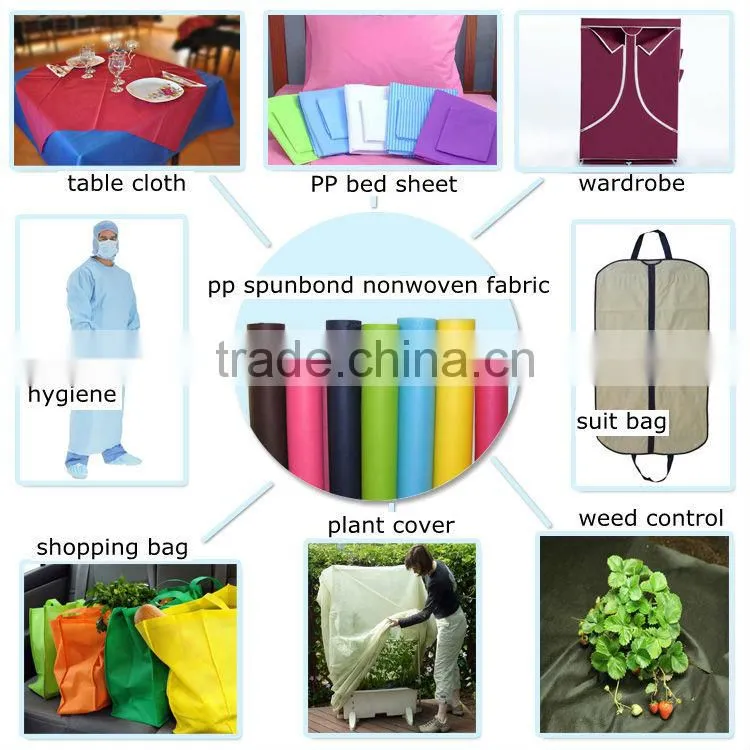 High Quality Water Absorbent 100% PP Spunbond Nonwoven Fabric