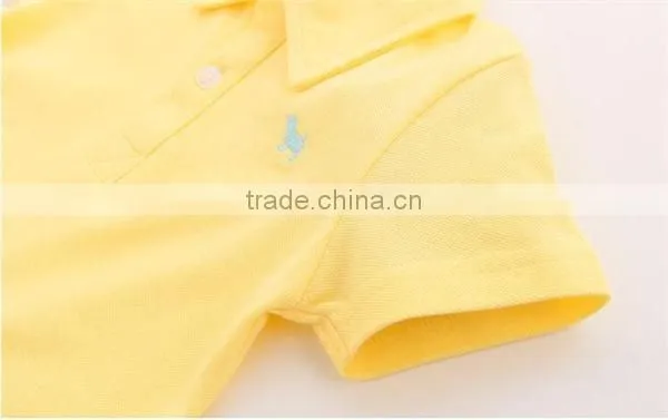 2016 fashion polo shirt stock lot 100 cotton honeycomb new style kids polo shirt