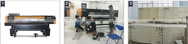 China automatic large format digital fabric printer directly on cloth printing machine