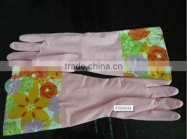 colored latex gloves